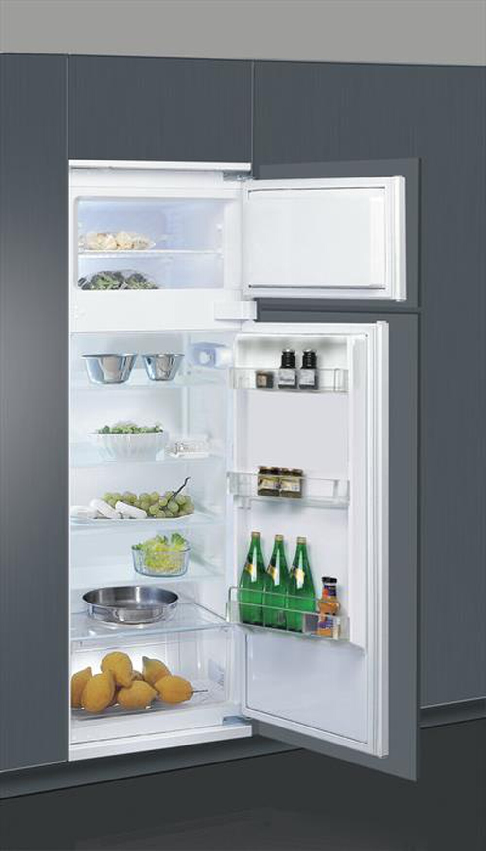 "WHIRLPOOL - Frigorifero incasso ART 3801 Classe F-Stainless steel"