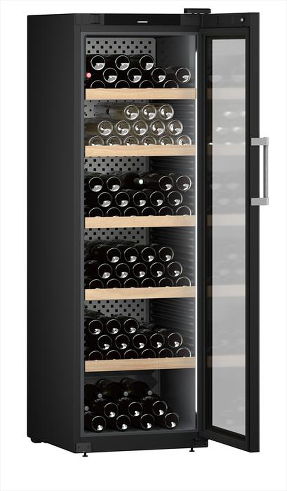 "LIEBHERR - Cantinetta WPBLI 5231-20 Classe F 229 bottiglie-Porta in vetro, telaio nero"