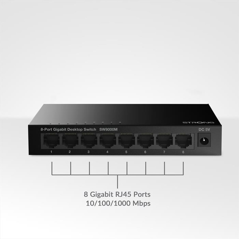 Immagine del prodotto STRONG - Switch Gigabit SW8000M-nero