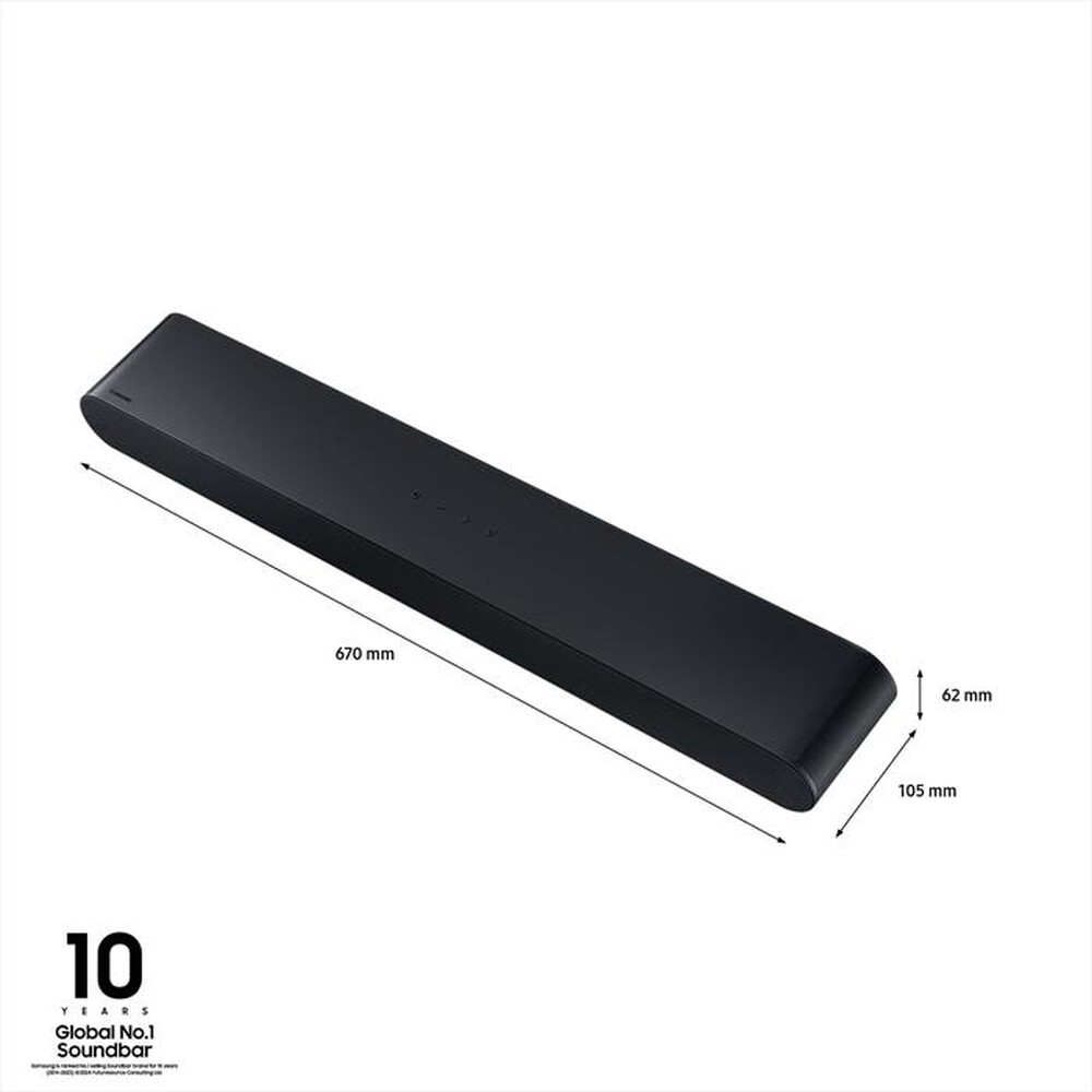 "SAMSUNG - Soundbar HW-S60D/ZF 5 CANALI 200W 2024-BLACK"