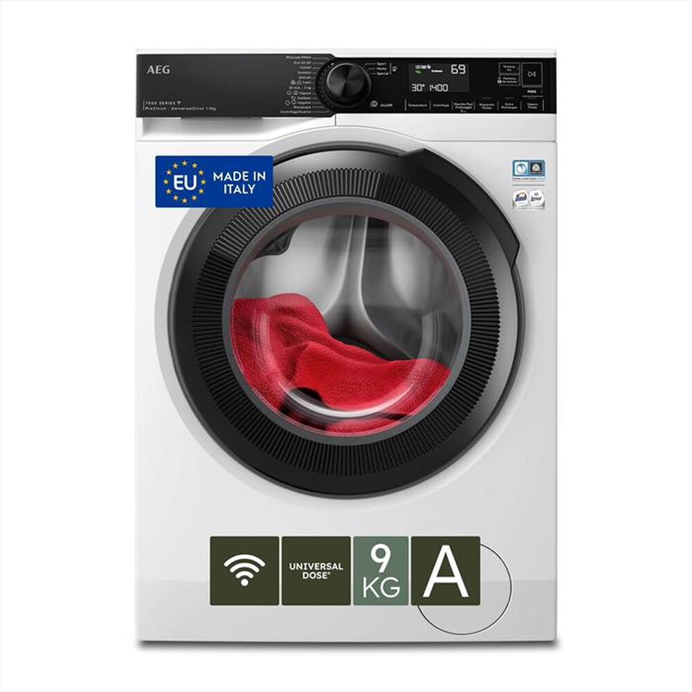 Immagine del prodotto AEG - Lavatrice LR7HEU94BY 9 Kg Classe A-Bianco/obl&ograve; nero