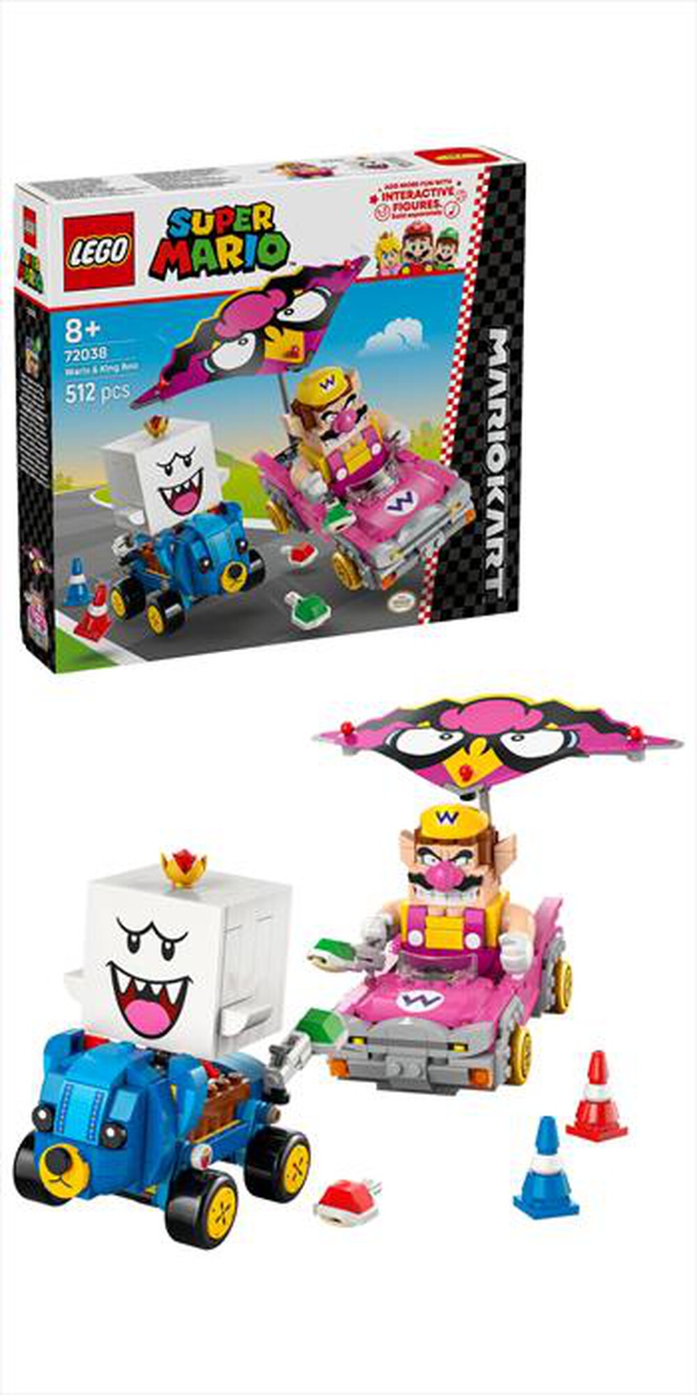 Immagine del prodotto LEGO - SUPER MARIO Mario Kart &ndash; Wario e Re Boo 72038