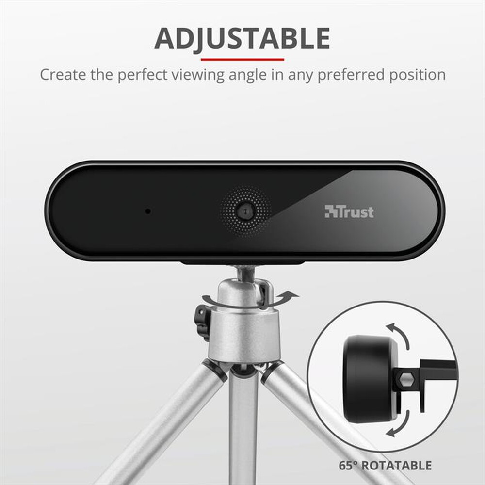 "TRUST - TYRO FULL HD WEBCAM-Black"
