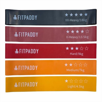 FITPADDY - ELASTICI DA ALLENAMENTO - KIT 5 PCS - EBND01