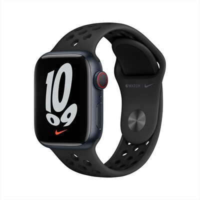 APPLE - Apple Watch NIKE Series 7 GPS+Cellular 41mm Allu-Mezzanotte Sport AntraciteNero