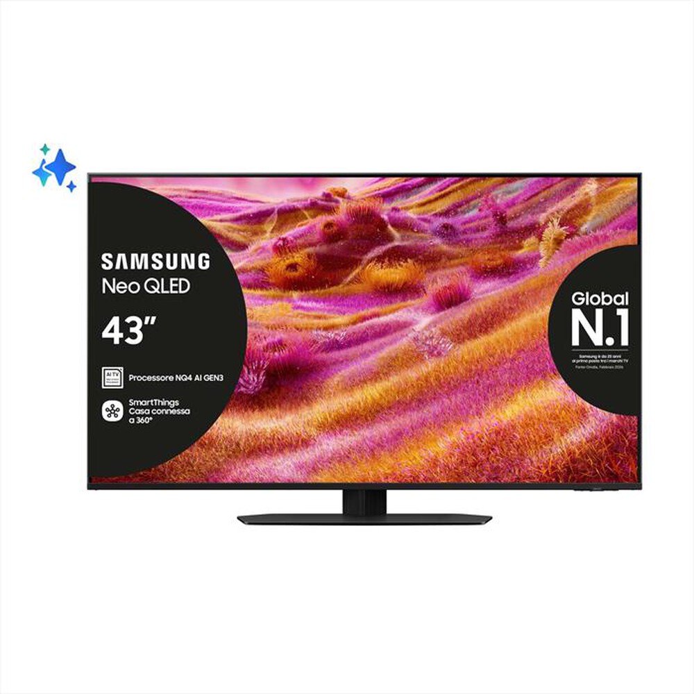 SAMSUNG - Smart TV MINI LED UHD 4K 43" QE43QN90FATXZT-Titan Black