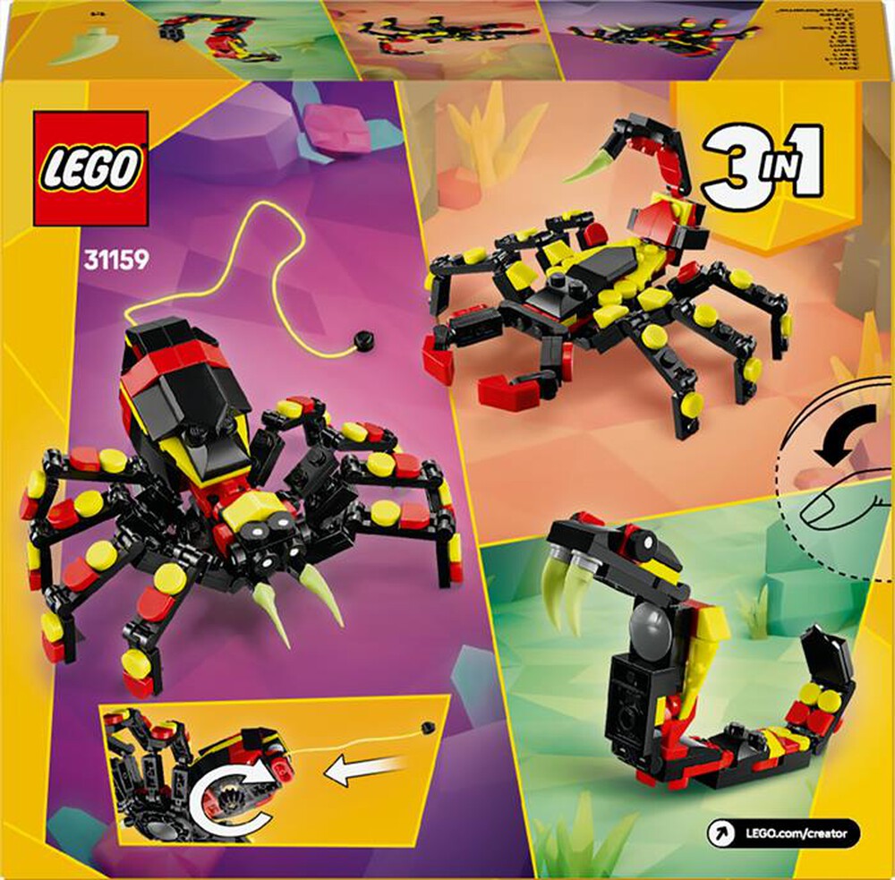 Immagine del prodotto LEGO - CREATOR Animali selvatici ragno trasformista 31159