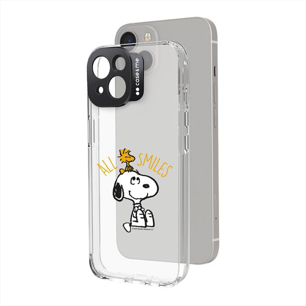 "CASEME - Cover CMPNUTSCOVCIP14614 per iPhone 14-Trasparente"