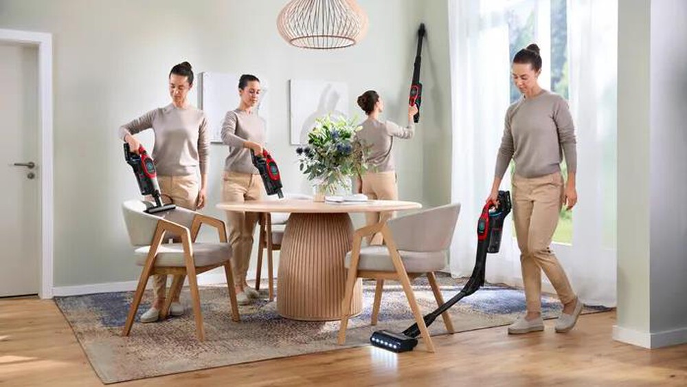 "BOSCH - Aspirapolvere ricaricabile BCS1041PET-Black,Red"