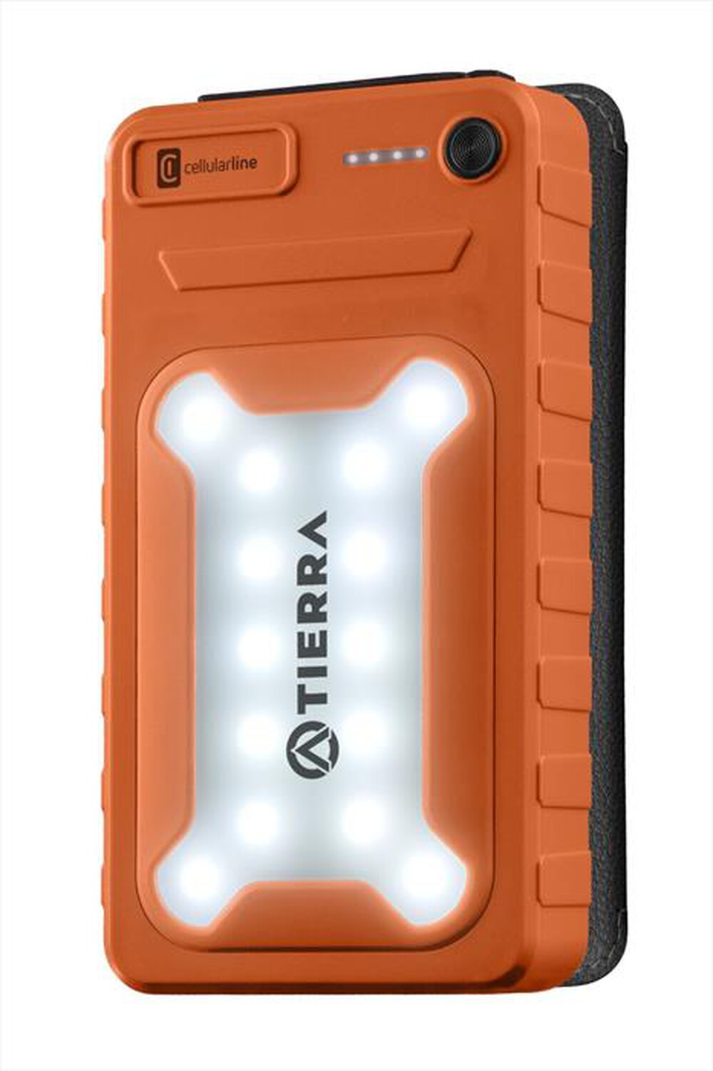 Immagine del prodotto CELLULARLINE - POWER BANK SOLAR PRO 4 PANNELLI SOLARI ETFE 1.5W-Arancione