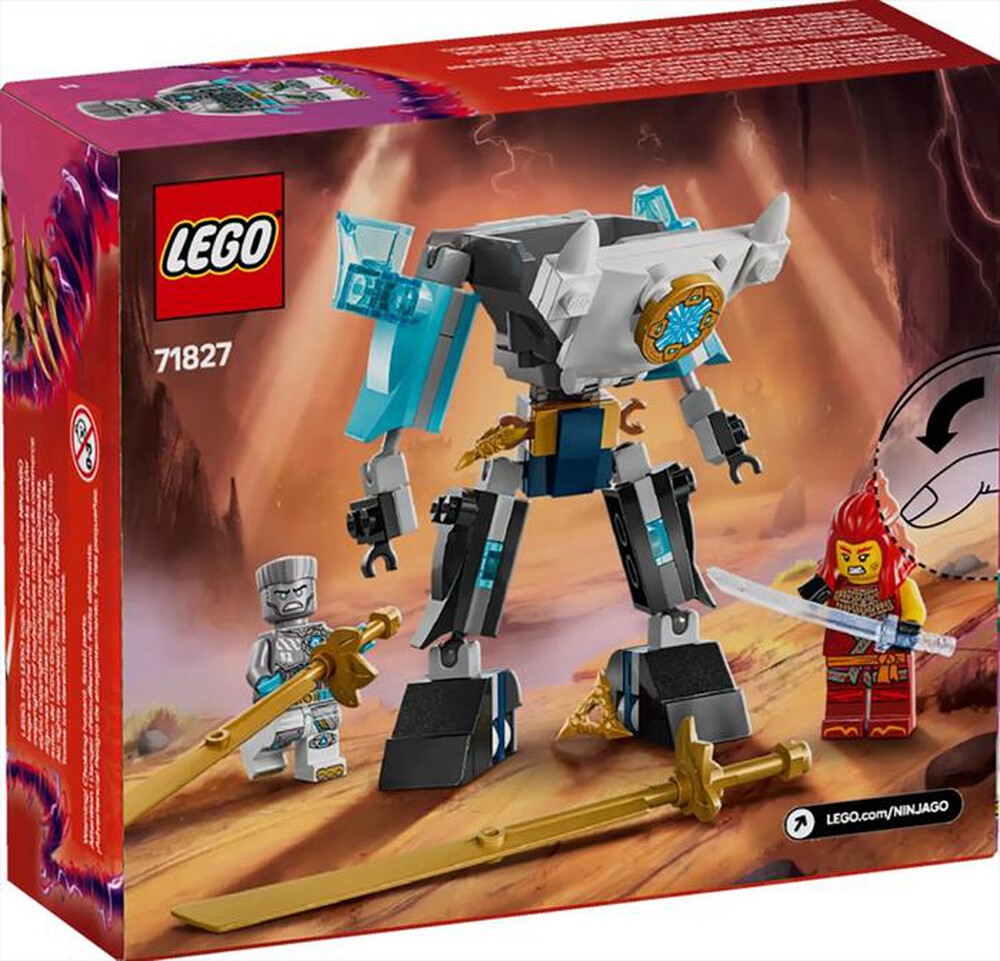 "LEGO - NINJAGO Mech da battaglia di Zane - 71827-Multicolore"