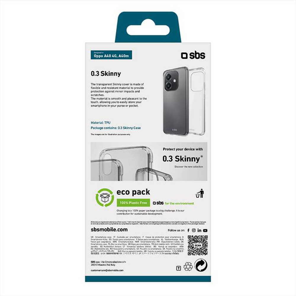 Immagine del prodotto SBS - TESKINOPA40T-Trasparente