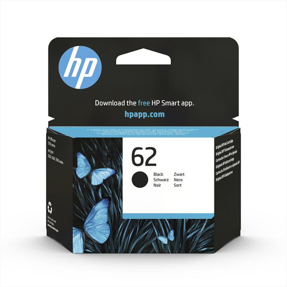 Immagine del prodotto HP - 62 CARTUCCIA DI INCHIOSTRO ORIGINALE-Nero
