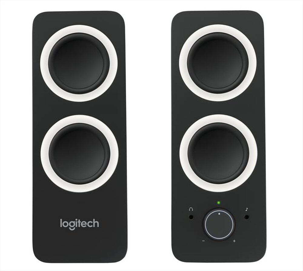 "LOGITECH - Z200 Multimedia Speakers-Midnight Black"