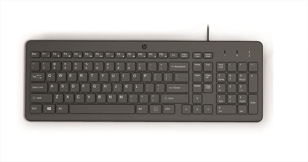 "HP - TASTIERA 150 CABLATA-Nero"