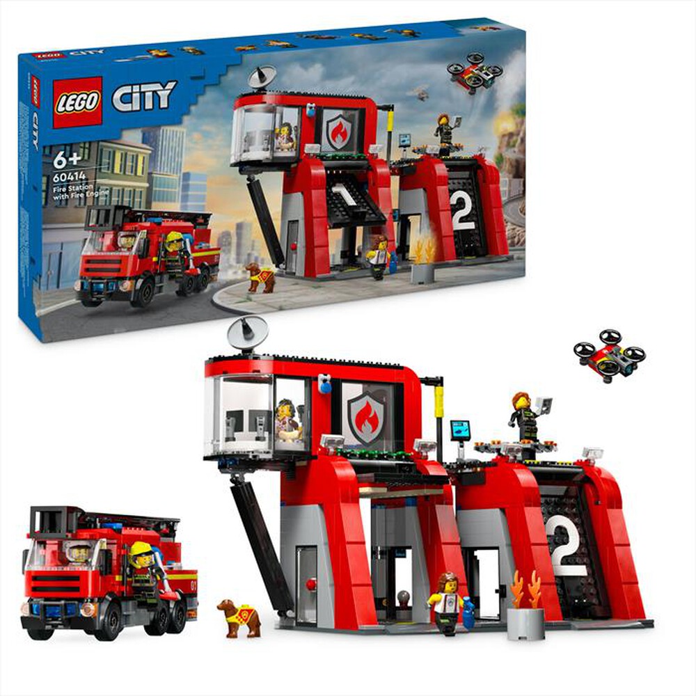 Immagine del prodotto LEGO - CITY Fire Caserma dei pompieri e autopompa 60414