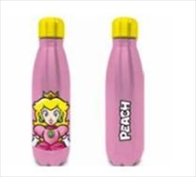 PYRAMID - SUPER MARIO - BORRACCIA IN METALLO PEACH LICENZA U-Rosa