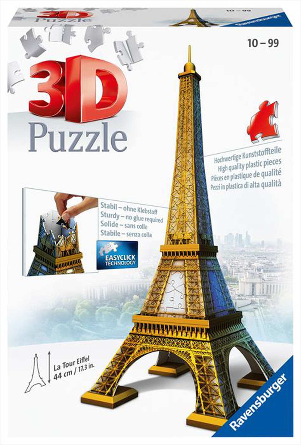 Immagine del prodotto RAVENSBURGER - RAVENSBURGER - PUZZLE 3D - TOUR EIFFEL