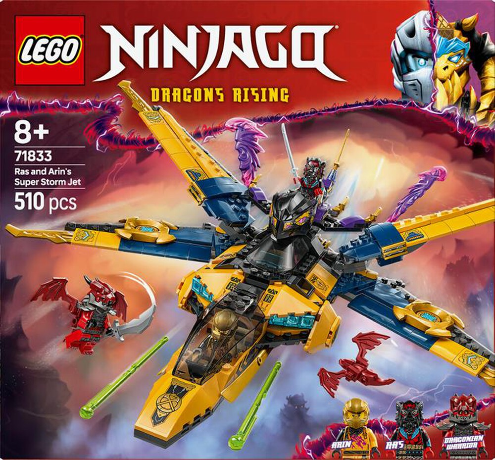 Immagine del prodotto LEGO - NINJAGO Jet Super Storm di Ras e Arin 71833