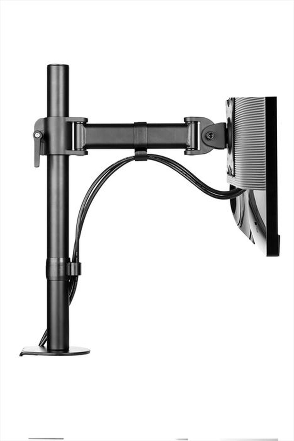 "MELICONI - DESK 100 R - supporto PC-Acciaio Nero"