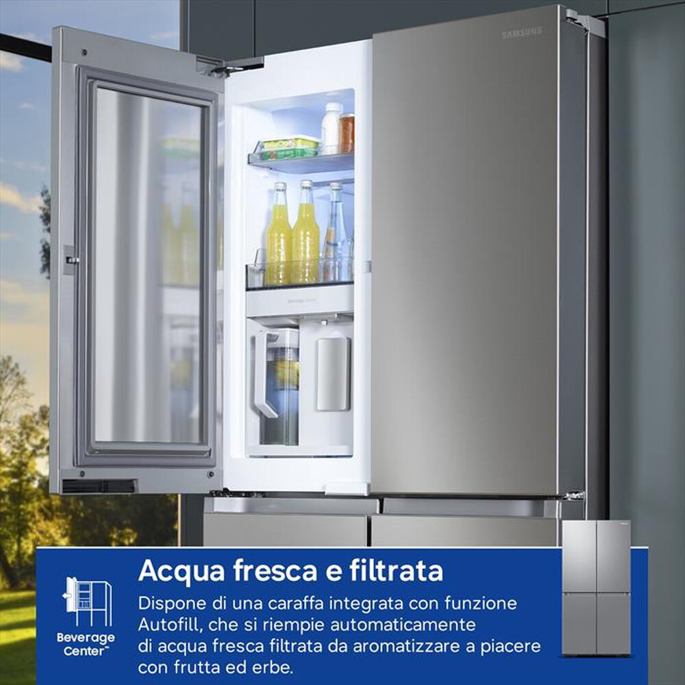 Immagine del prodotto SAMSUNG - Frigorifero 4 porte RF65DG960ESREF Classe E 647 lt-Inox Spazzolato
