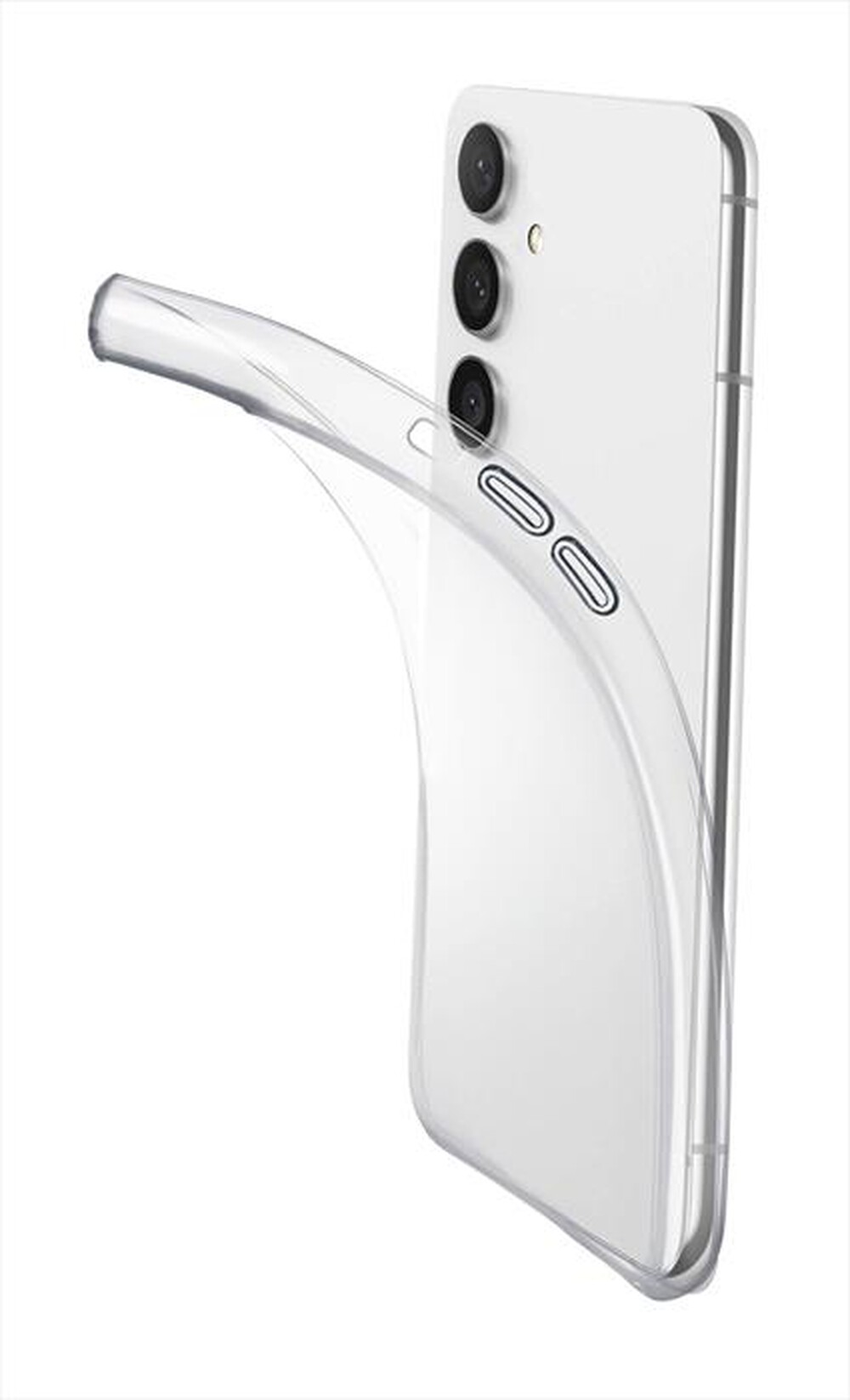 "CELLULARLINE - Custodia back FINECGALS24T per Galaxy S24-Trasparente"