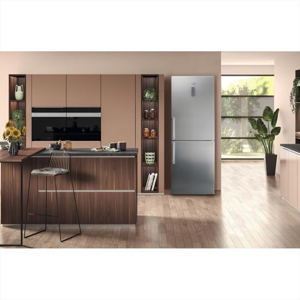 Immagine del prodotto HOTPOINT ARISTON - Frigorifero combinato HA70BE 973 X Classe D 462 lt-Acciaio inossidabile
