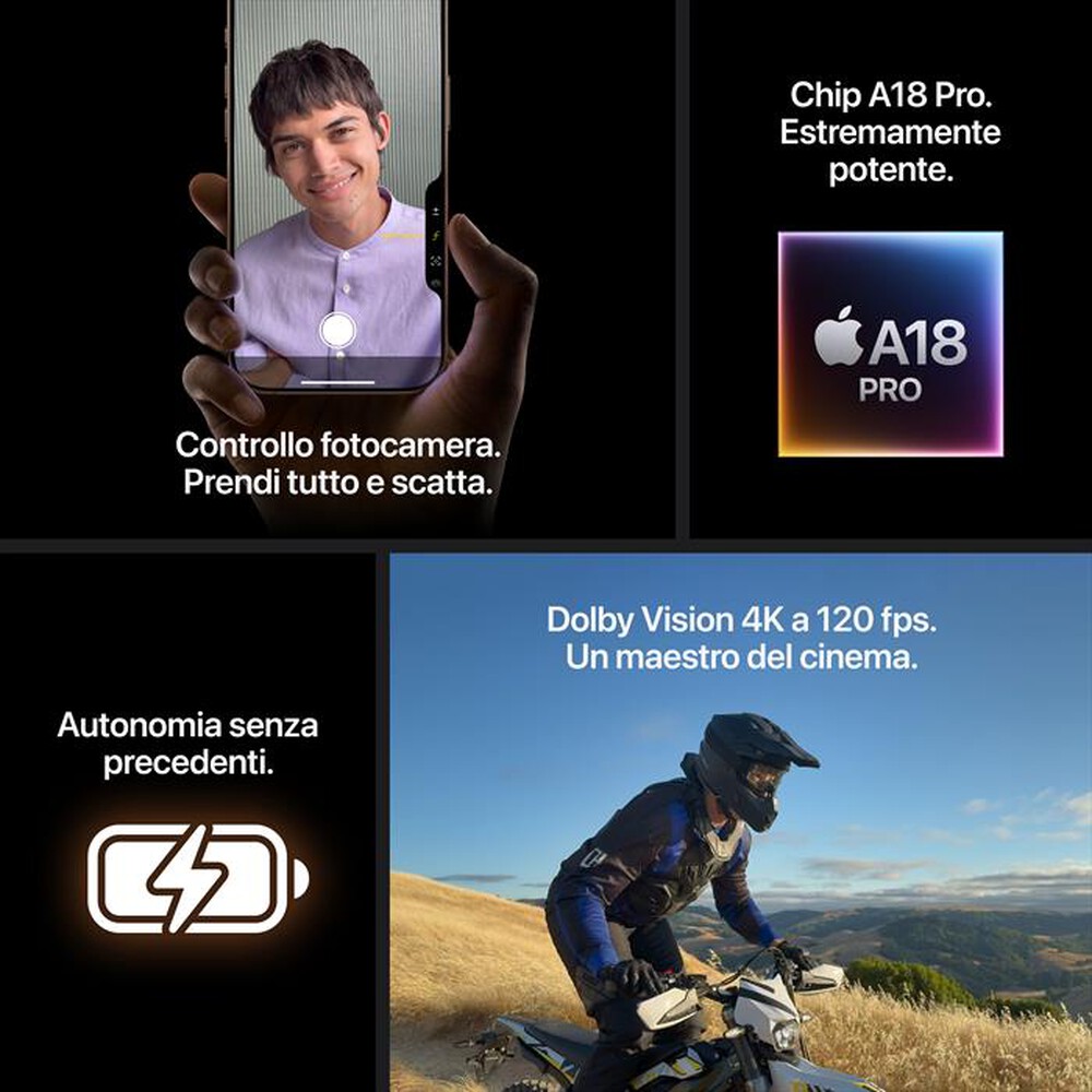 "WIND - 3 - APPLE iPhone 16 Pro 256GB-Titanio bianco"