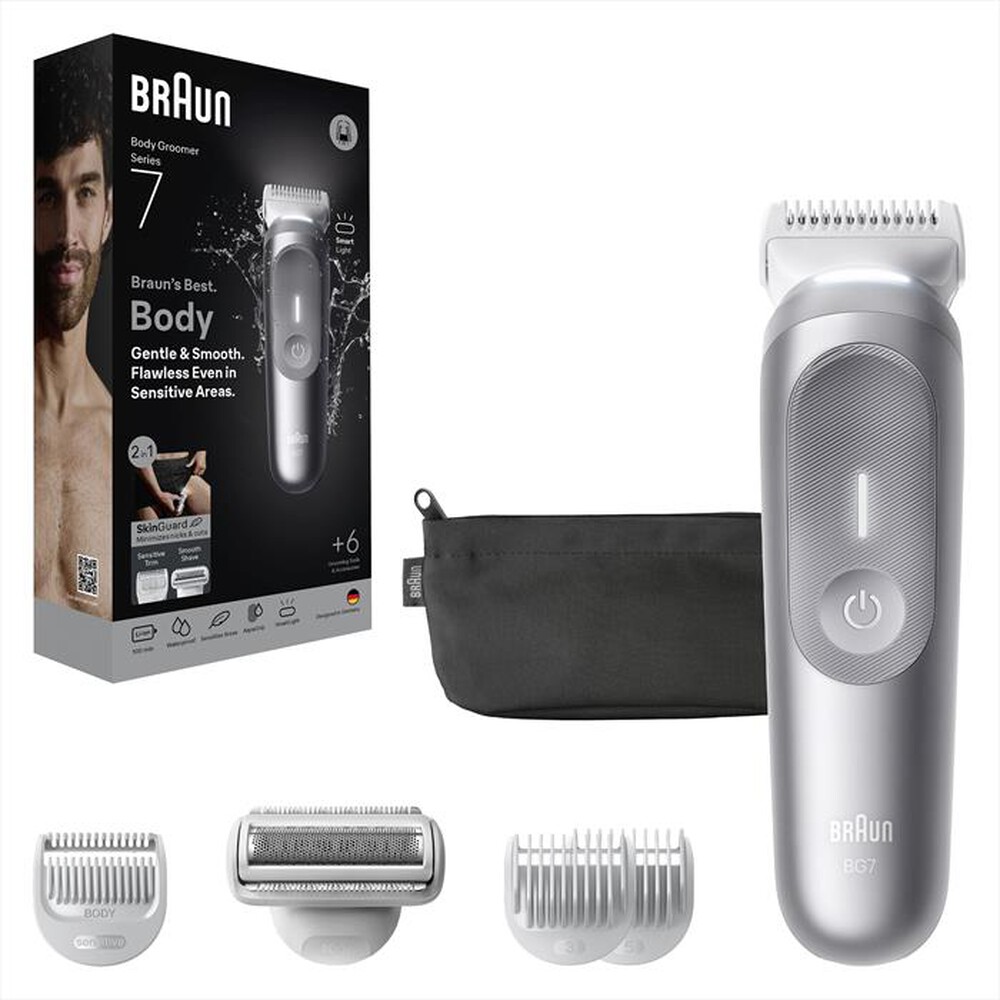 "BRAUN - Rasoio BG 7550-GRIGIO"