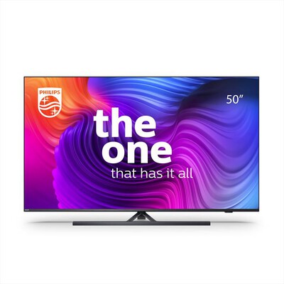 PHILIPS - Smart TV AMBILIGHT THE ONE UHD 4K 50" 50PUS8556/12-Antracite