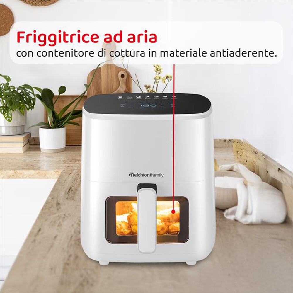 Immagine del prodotto MELCHIONI FAMILY - Friggitrice ad aria MARIANNA NEW-Bianco / Plastica