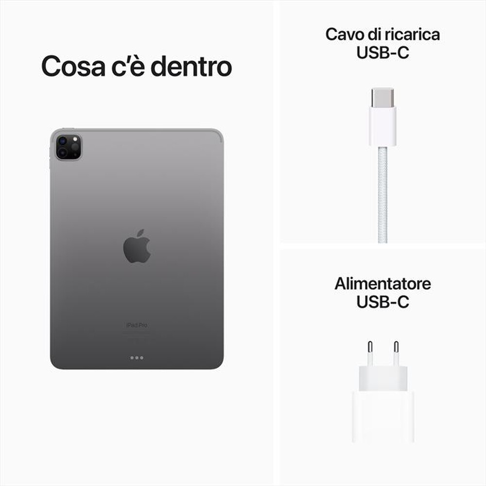 "APPLE - iPad Pro 11\" WI-FI 256GB-Grigio Spaziale"