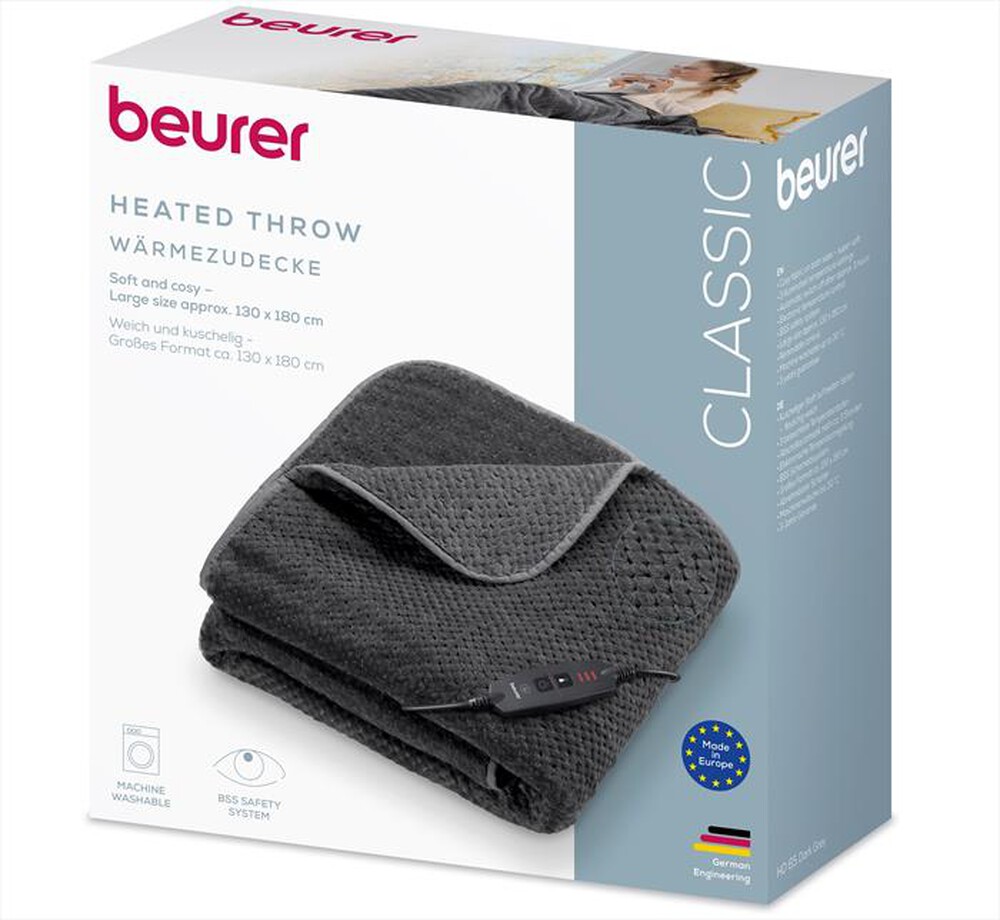 Immagine del prodotto BEURER - Termocoperta HD 65-Grigio
