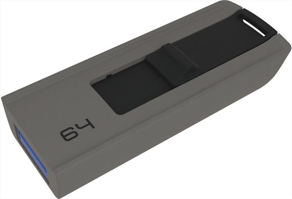 "EMTEC - SLIDE USB 3.0 64GB-GRIGIO/NERO"