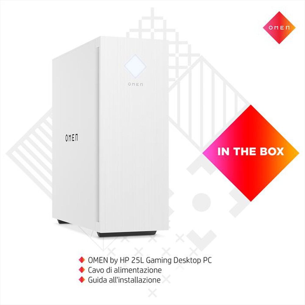 "HP - Desktop OMEN GT15-1001NL-White Glass door"