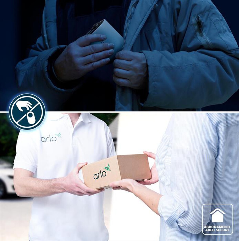 Immagine del prodotto ARLO - Telecamera WiFi senza fili ESSENTIAL 2-Bianco/Nero