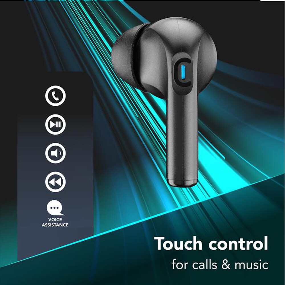 Immagine del prodotto CELLULARLINE - Auricolari True Wireless WAVY IN-EAR-Nero