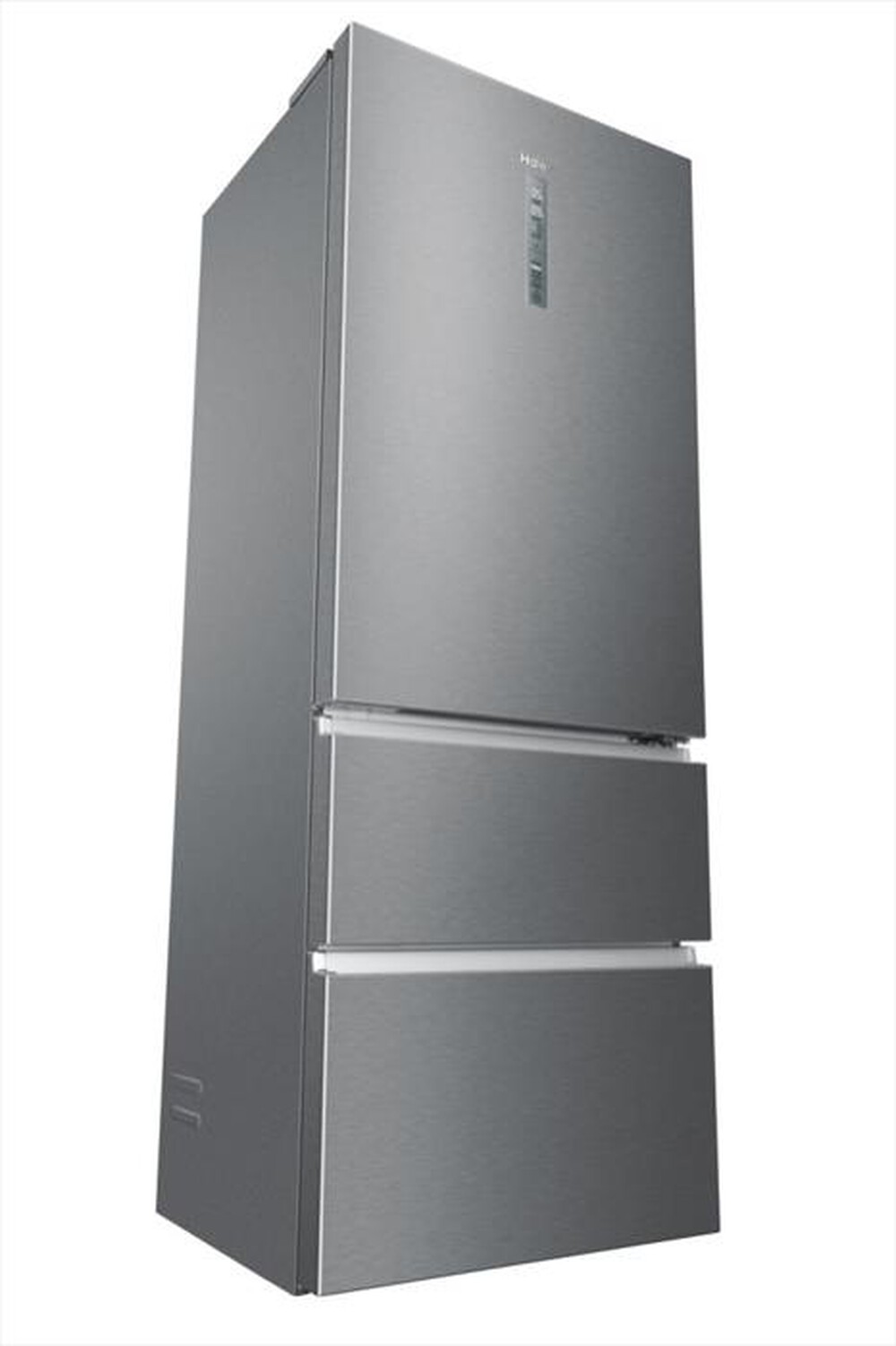 "HAIER - Frigorifero combinato HTOPMNE7193 Classe E 450 lt-Platino, Stainless steel"