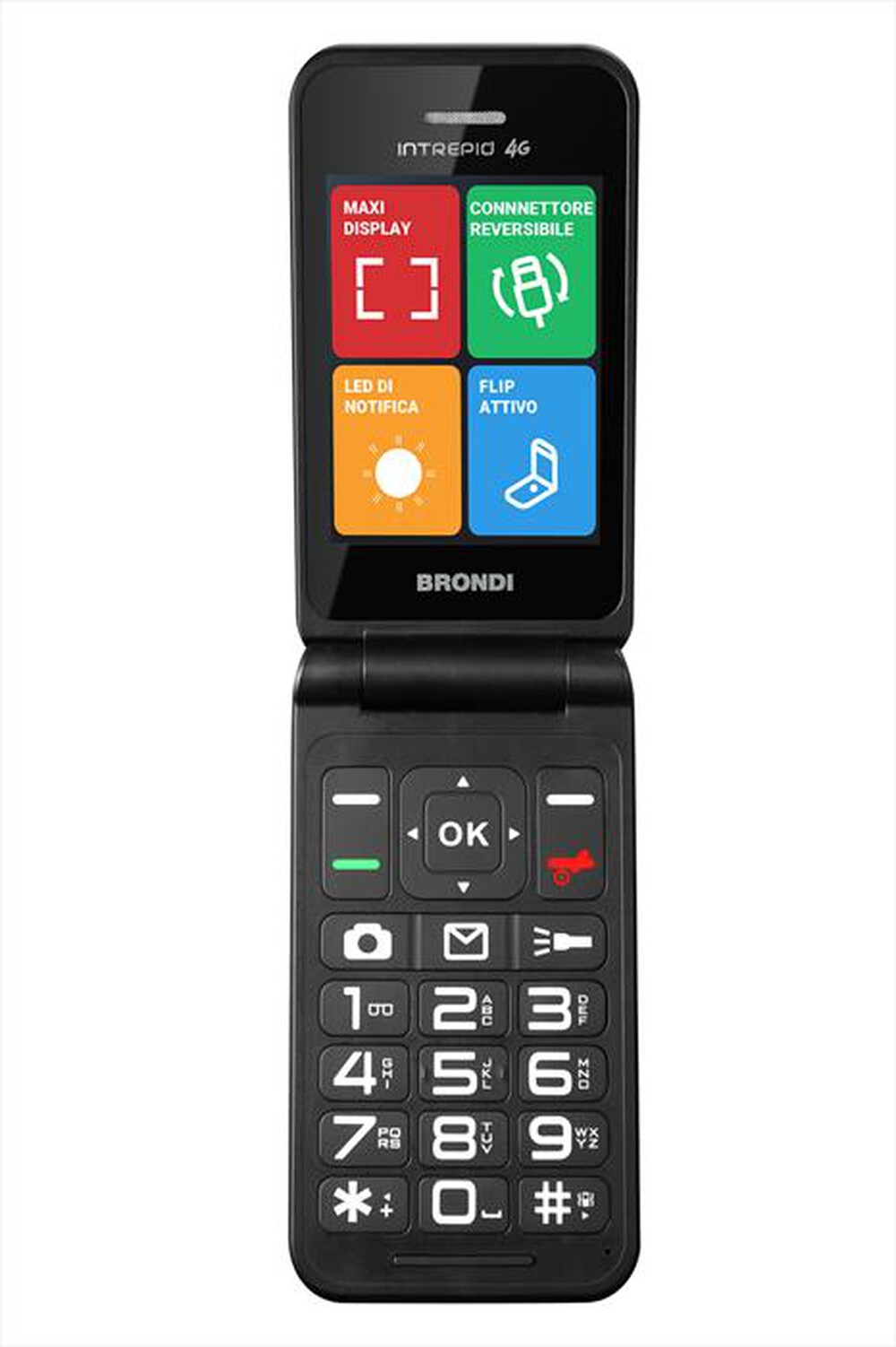 "BRONDI - Cellulare INTREPID 4G-SUNSET GREEN"
