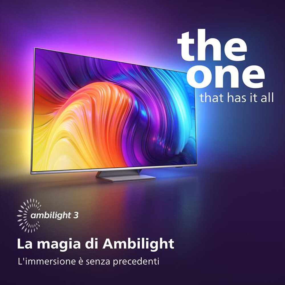 "PHILIPS - Ambilight Smart TV LED UHD 4K 50\" 50PUS8887/12-Antracite"