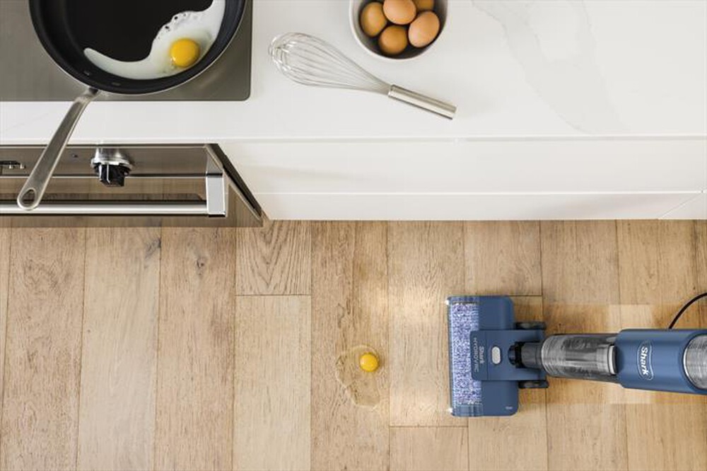 "SHARK - ASPIRAPOLVERE E LAVAPAVIMENTI CON FILO HYDROVAC-Blu Navy"
