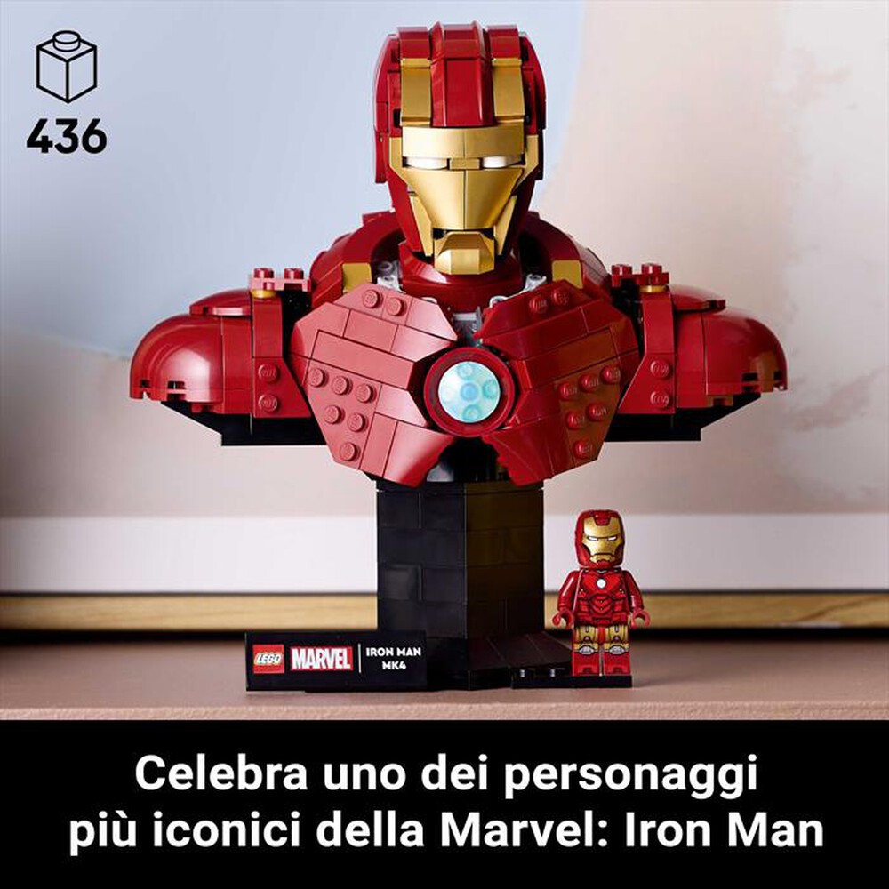 "LEGO - MARVEL Busto di Iron Man MK4 - 76327"
