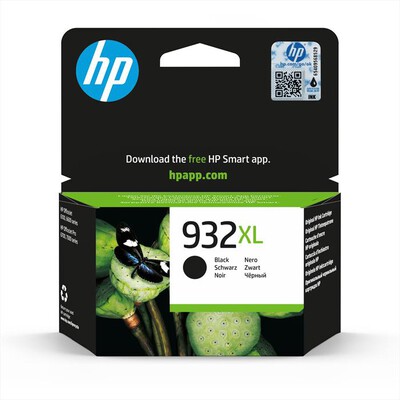 HP - 932XL CARTUCCIA DI INCHIOSTRO ORIGINALE, NERO-Nero, Alta capacit&agrave;