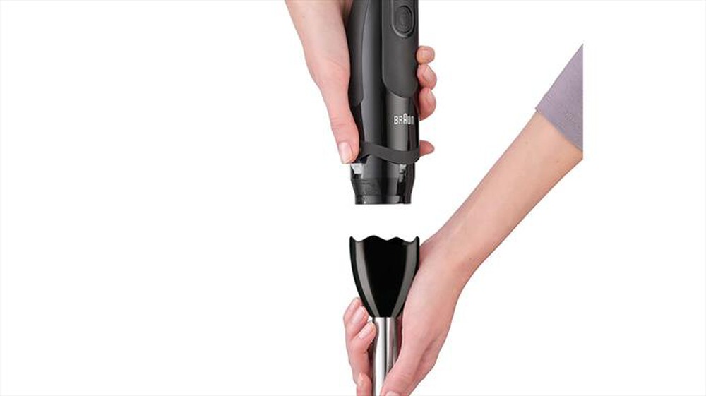 "BRAUN - Frullatore a immersione Minipimer MQ5235BK VARIO-Nero"
