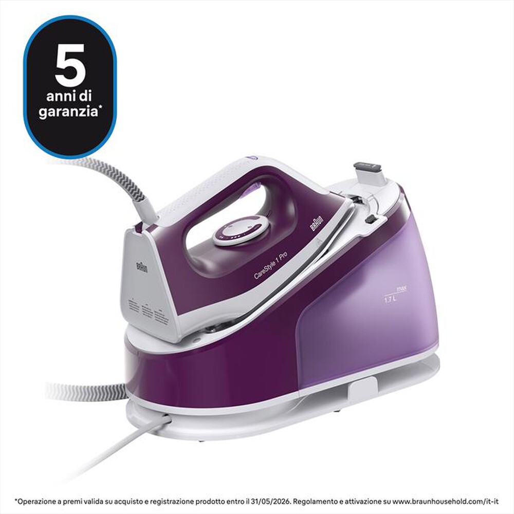 Immagine del prodotto BRAUN - SISTEMA STIRANTE CARESTYLE 1 PRO IS1514VI-Viola
