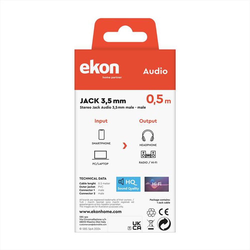 Immagine del prodotto SBS - ECAJACK05MMK