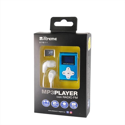 XTREME - 27611B - Lettore file Audio-BLU