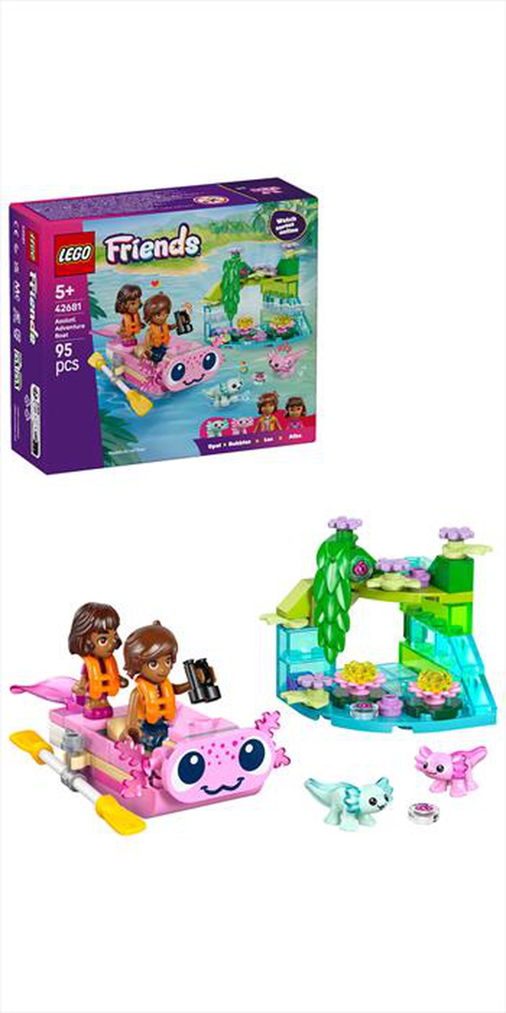Immagine del prodotto LEGO - FRIENDS Barca d&rsquo;avventura Axolotl - 42681