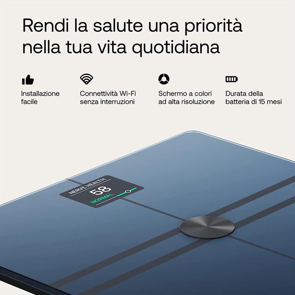 "WITHINGS - Pesa persone smart  BODY COMP-BLACK"