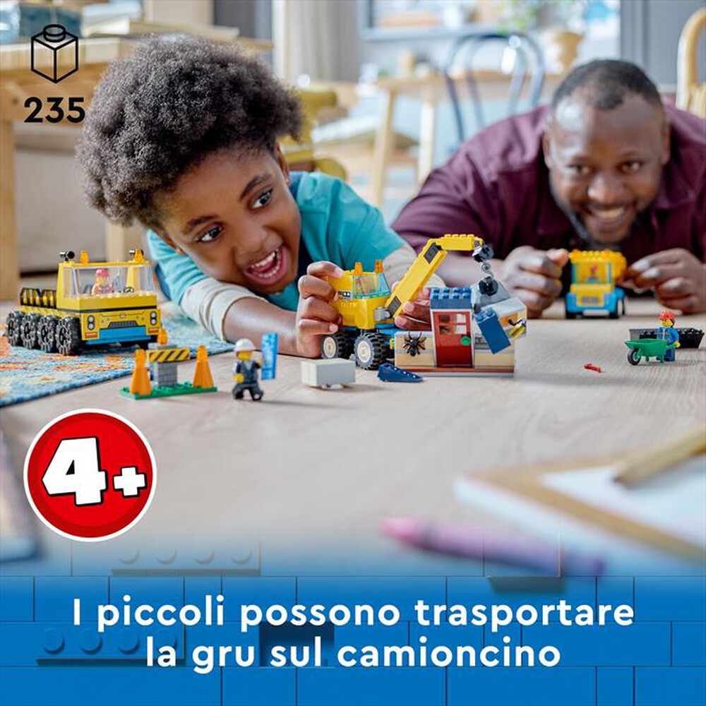 Immagine del prodotto LEGO - CITY GREAT VEHICLES Camion da cantiere e gru 60391